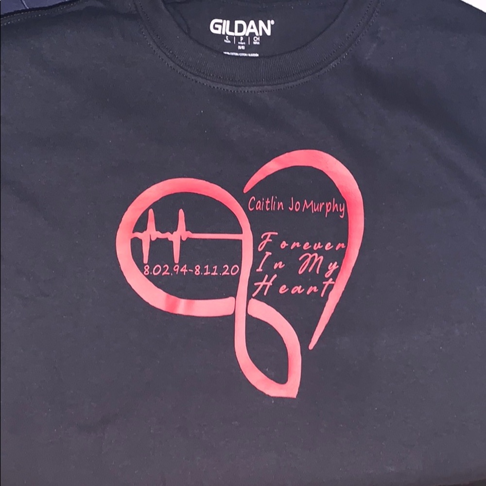 Memorial tee shirts for lost loved ones